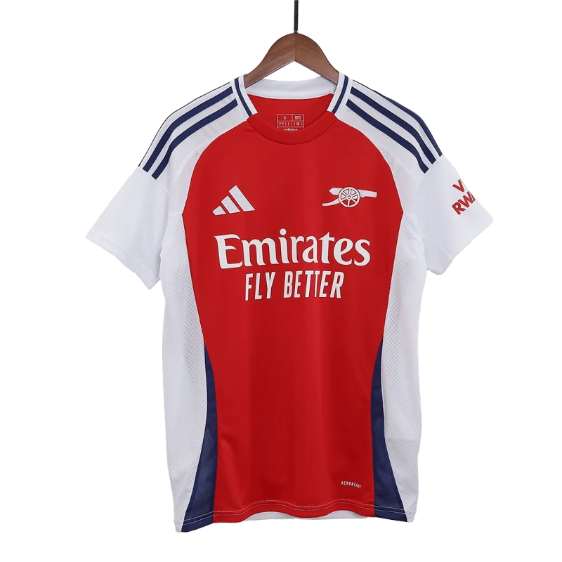 Arsenal Home HAVERTZ #29 SAKA #7 ØDEGAARD #8 RICE #41 Soccer Jersey 2024-25