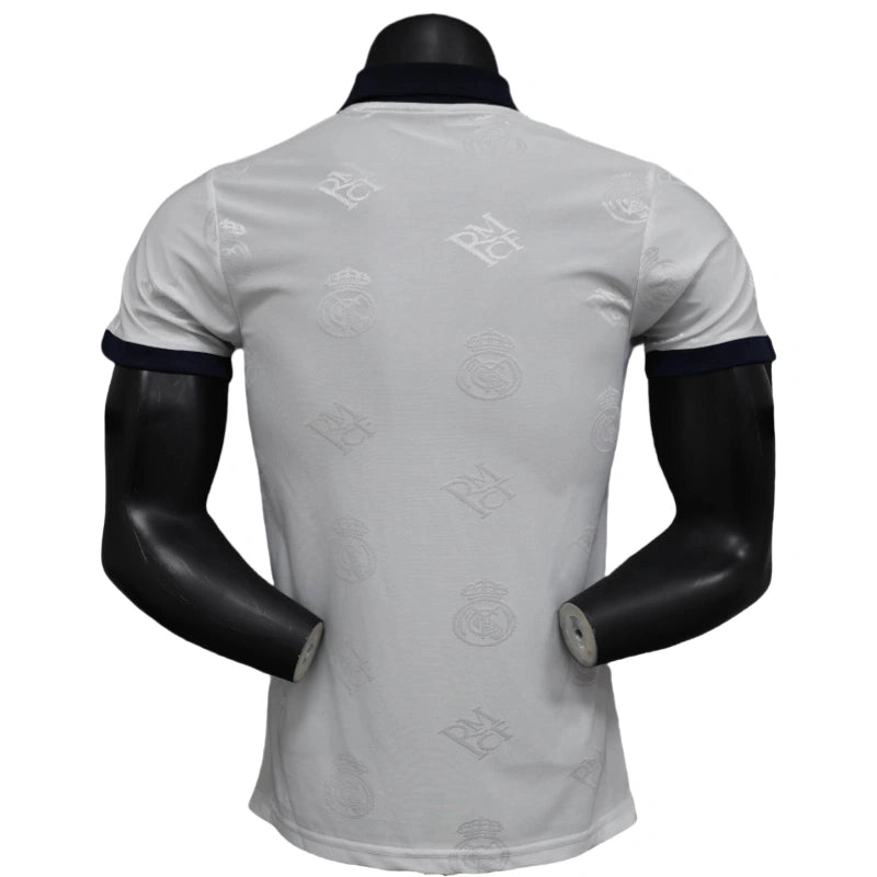 2025-26 Real Madrid Men's Polo Shirt White