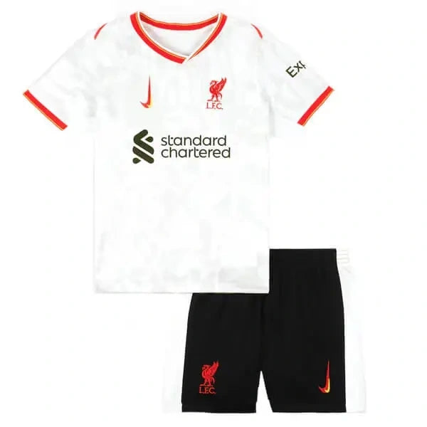 24-25 Liverpool Third Kids Kits Youth Apparels Football Jersey