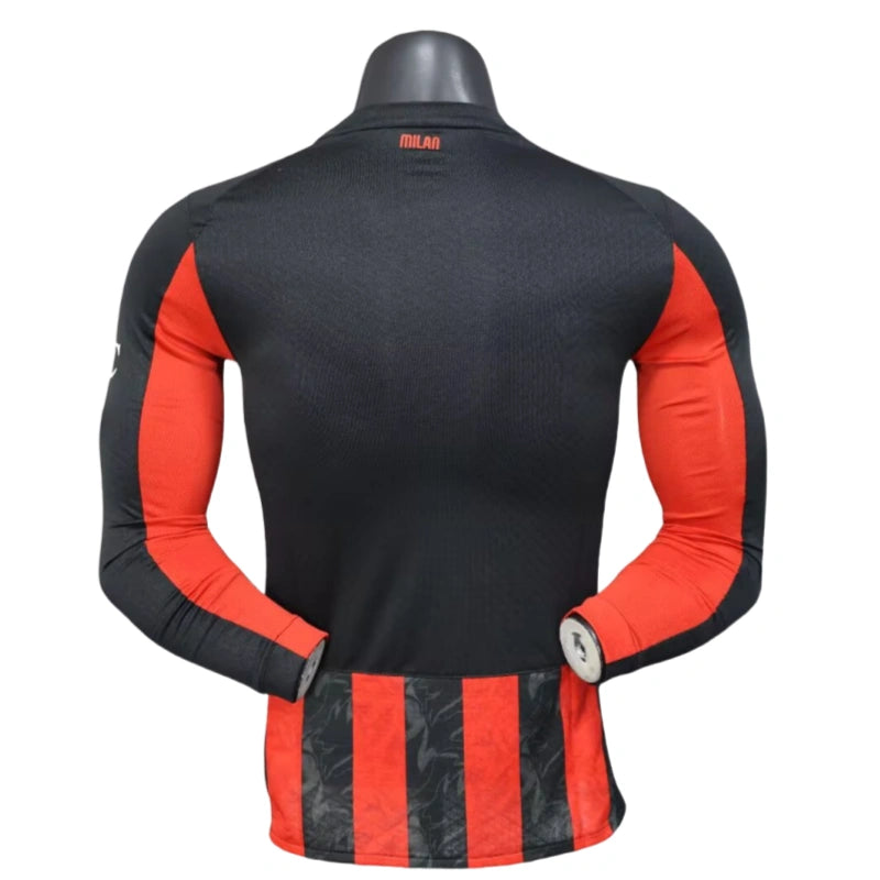 AC Milan 25-26 home long sleeved football shirt -Player version