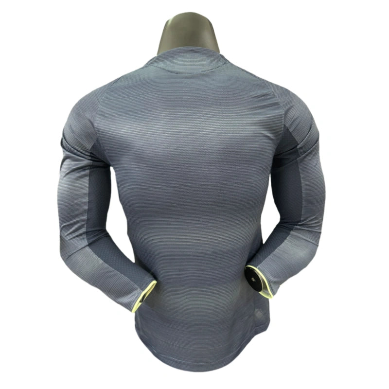 Real Madrid Long Sleeve Jersey Away Football Shirt 2025-26-Player version