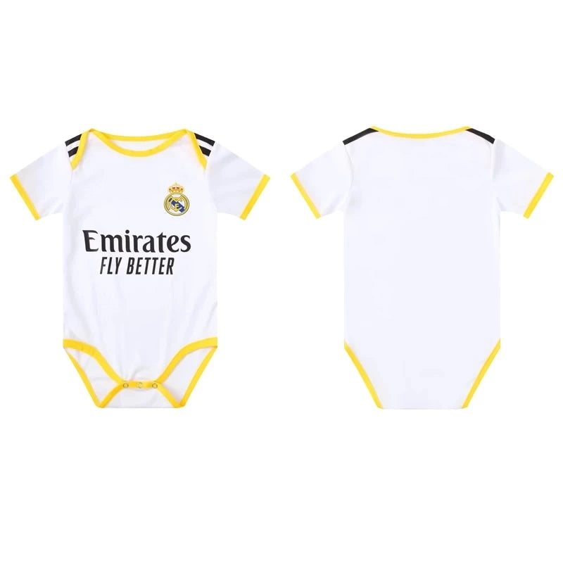 League club baby sports jumpsuit football jersey crawling Kids suit Football Gift