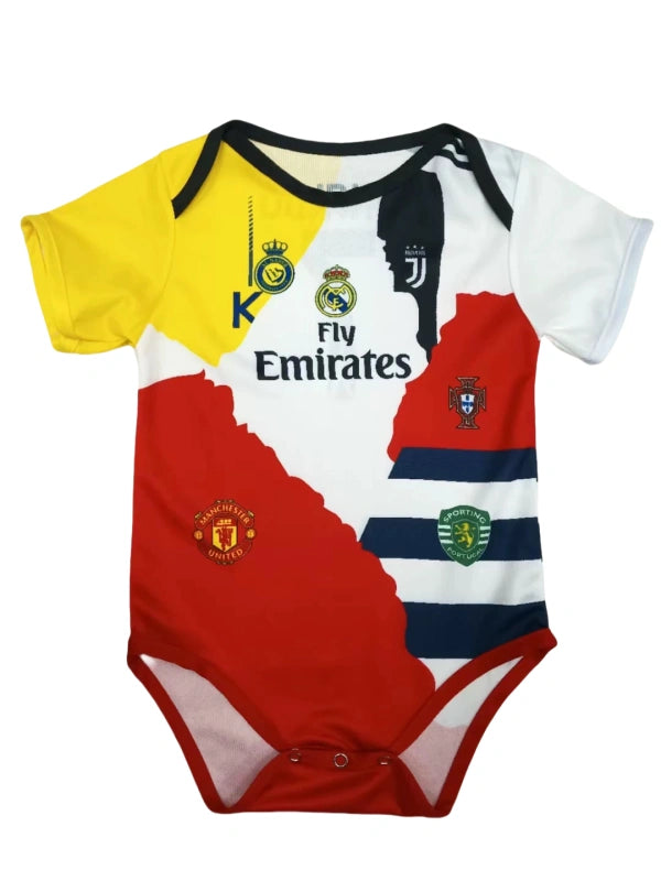 League club baby sports jumpsuit football jersey crawling Kids suit Football Gift