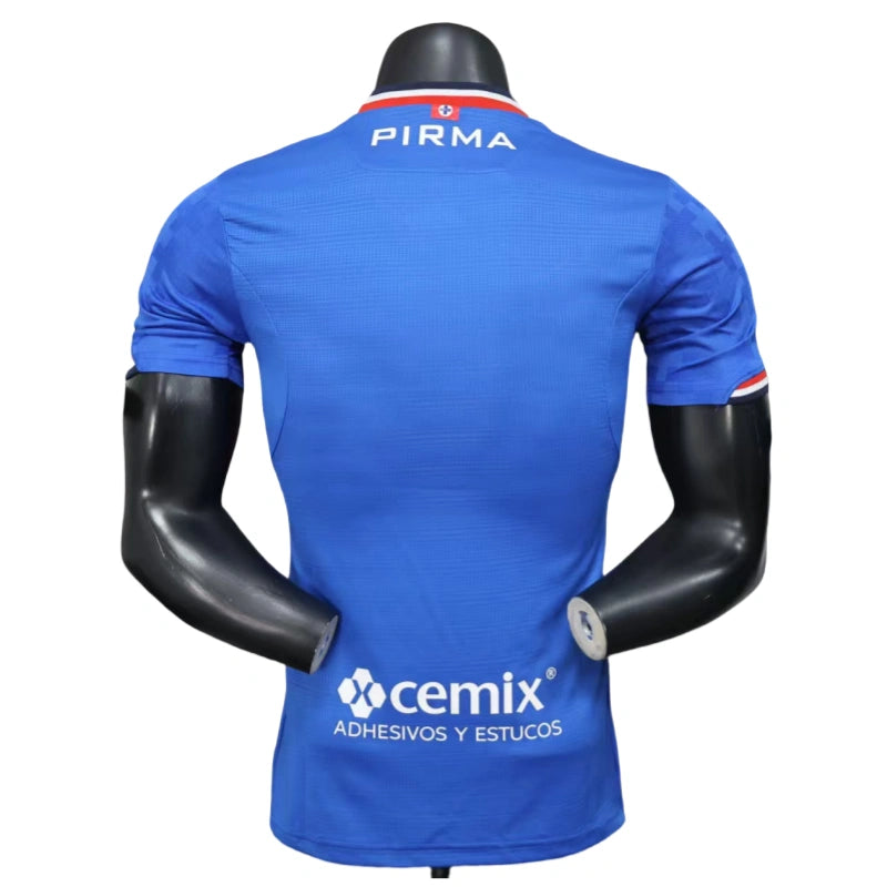 Cruz Azul soccer jersey Home Player version 2025-26