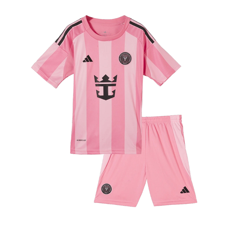 Kids Inter Miami CF Custom Home Soccer Kits 2025