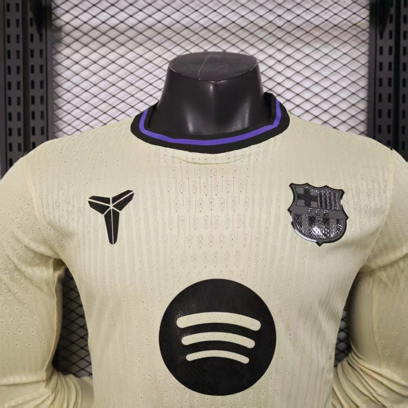 Barcelona Away Long sleeves football Jersey 2025-26 player version