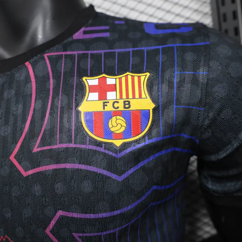 Barcelona black shirt jersey player version 25-26