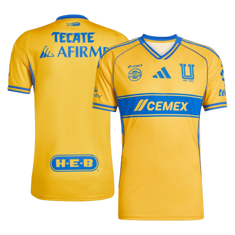 Tigres UANL Soccer Jersey Home Shirt 2025-26