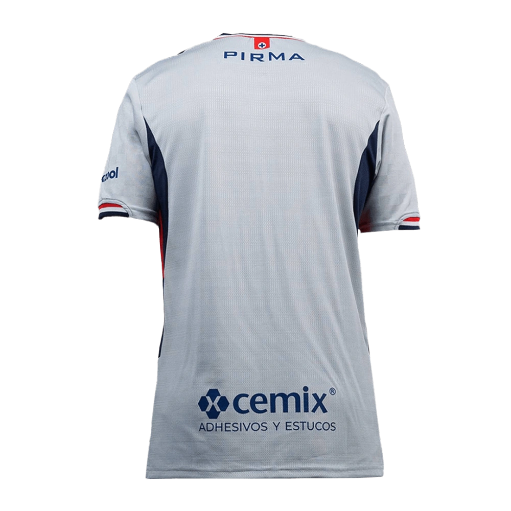 Cruz Azul Away Soccer Jersey 2025-26 Gray Fan version