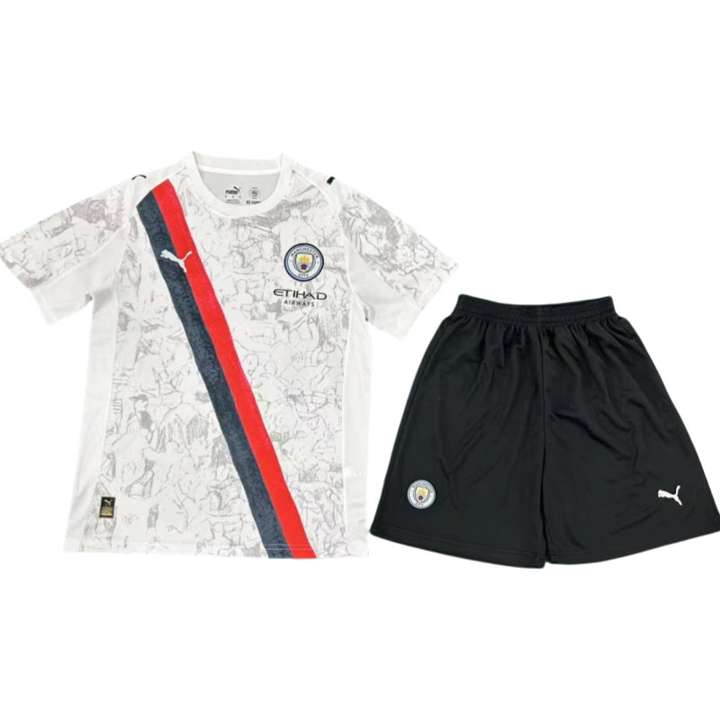 Manchester city Special Edition kids Soccer jerseys Kit 2025-26