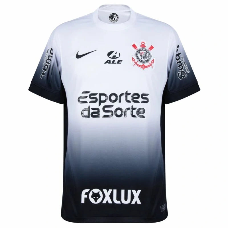 Corinthians Home Yuri Alberto 9 Shirt incl. Full Sponsor Set 2024-2025 Player version / fans version Non-Customize