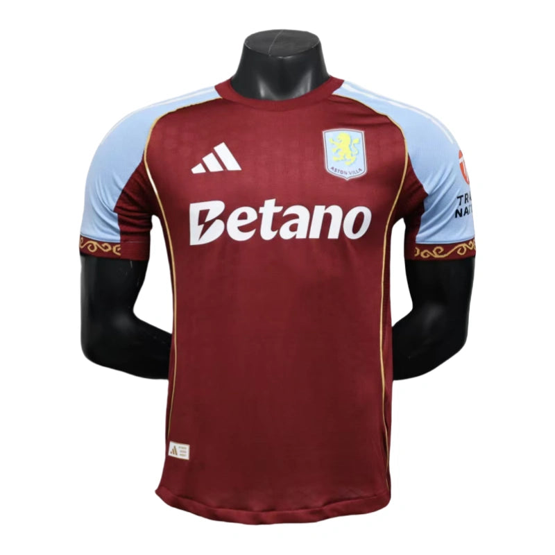 Aston Villa Home Football Jersey 2025-26 Player version