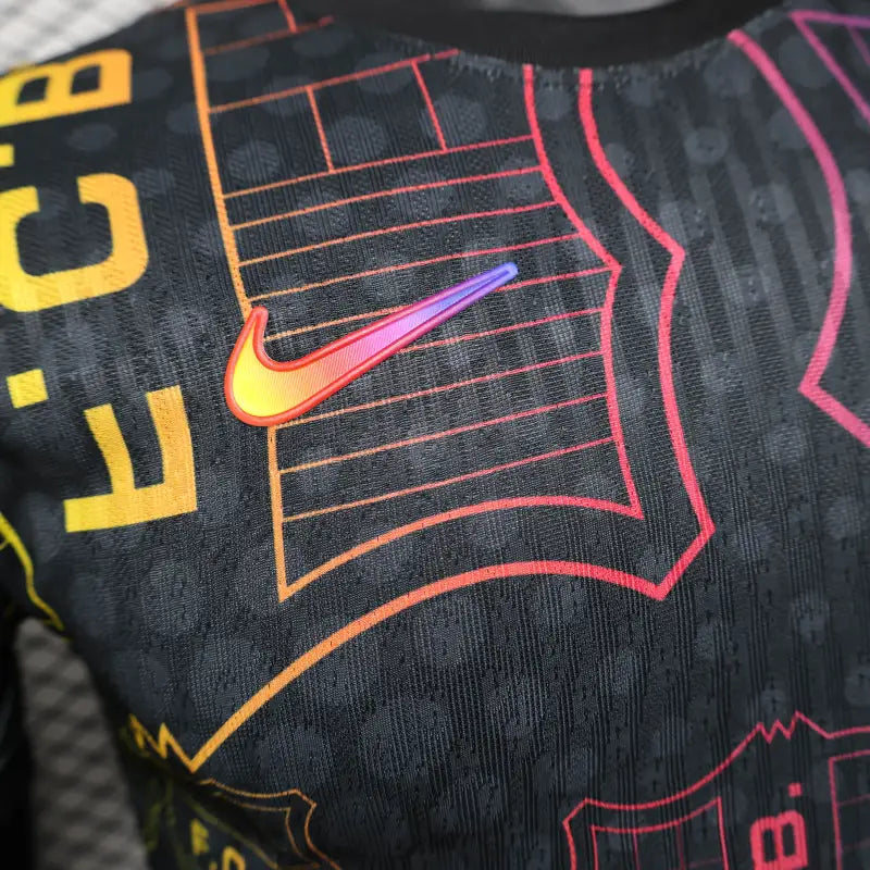 Barcelona black shirt jersey player version 25-26