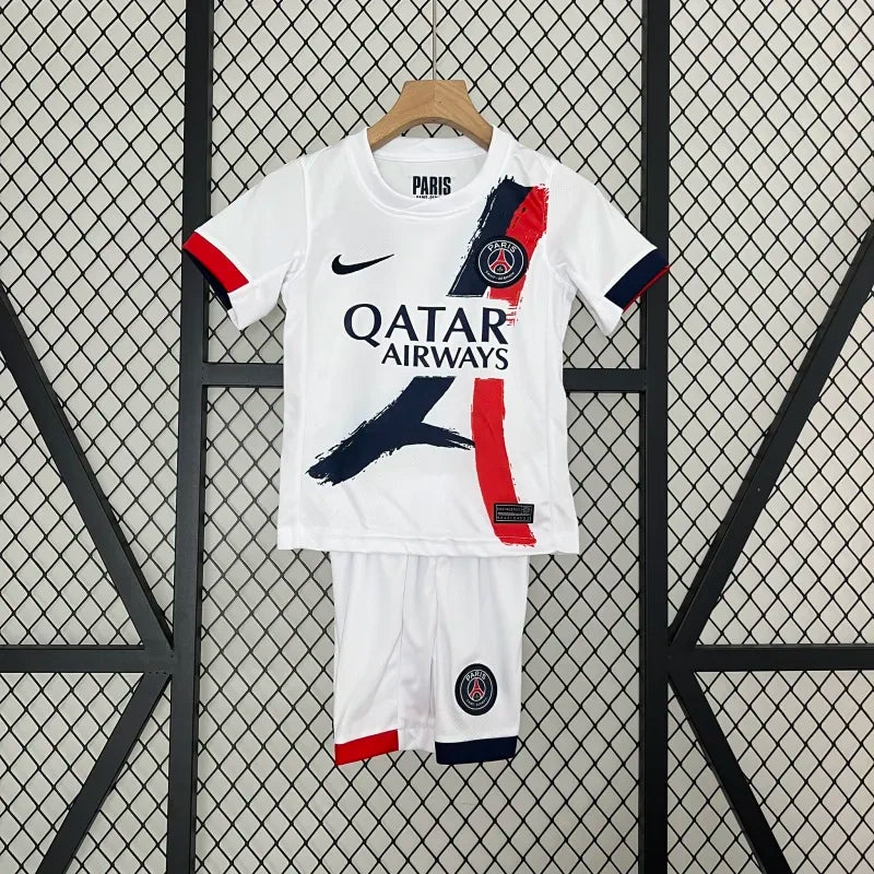 24-25-26 PSG Saint-Germain Away Soccer Kids Kit Jersey+Shorts