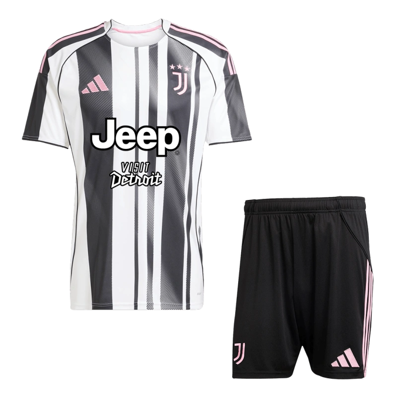 Juventus Home Jersey Kids Kit 2025-2026