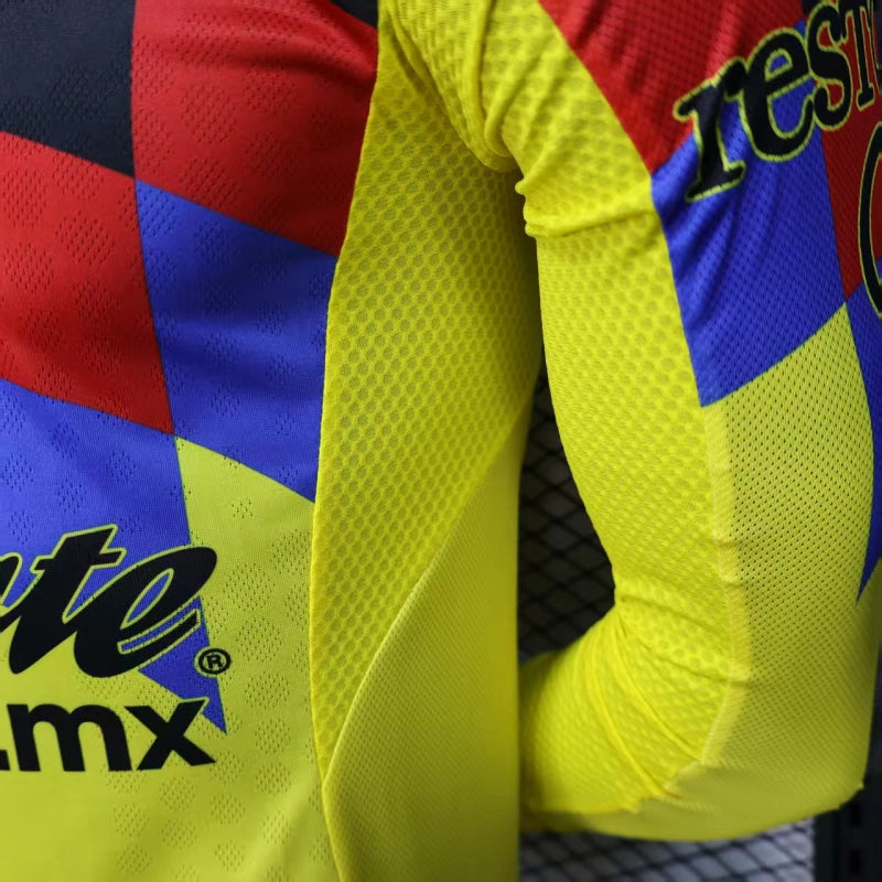Club America Home Long sleeves Football jersey 2025-26 Player version