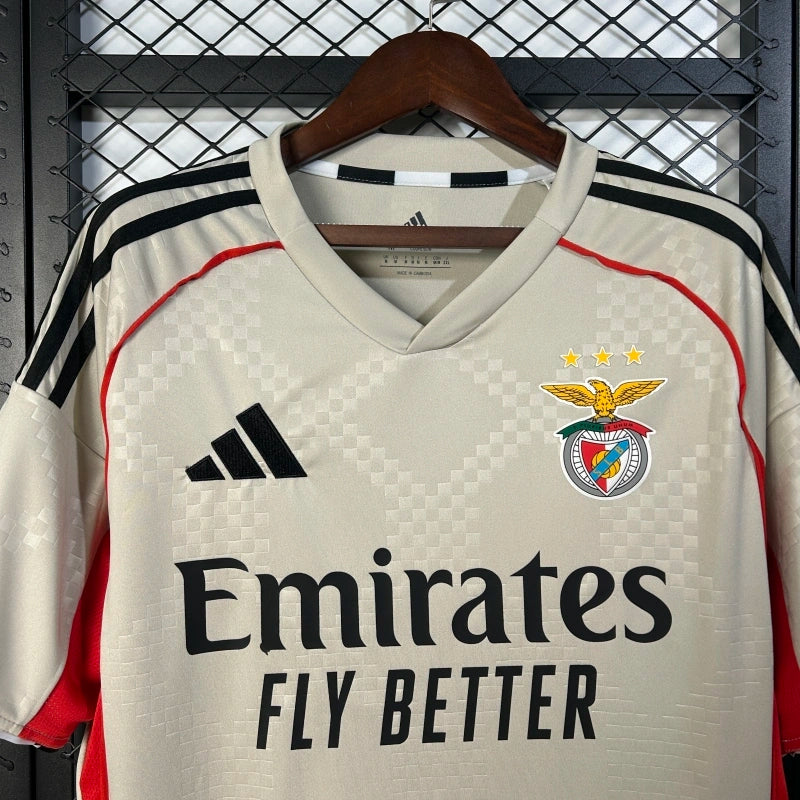 Benfica Away Soccer Jersey 2025-26 Fan Version