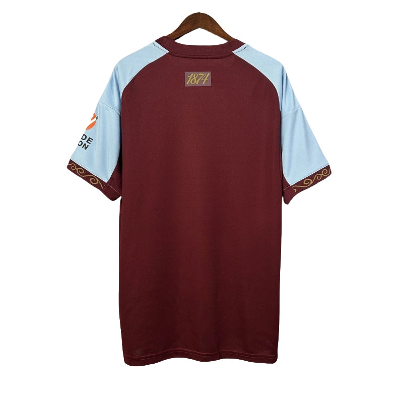Aston Villa Home Football Jersey 2025-26 Fan version