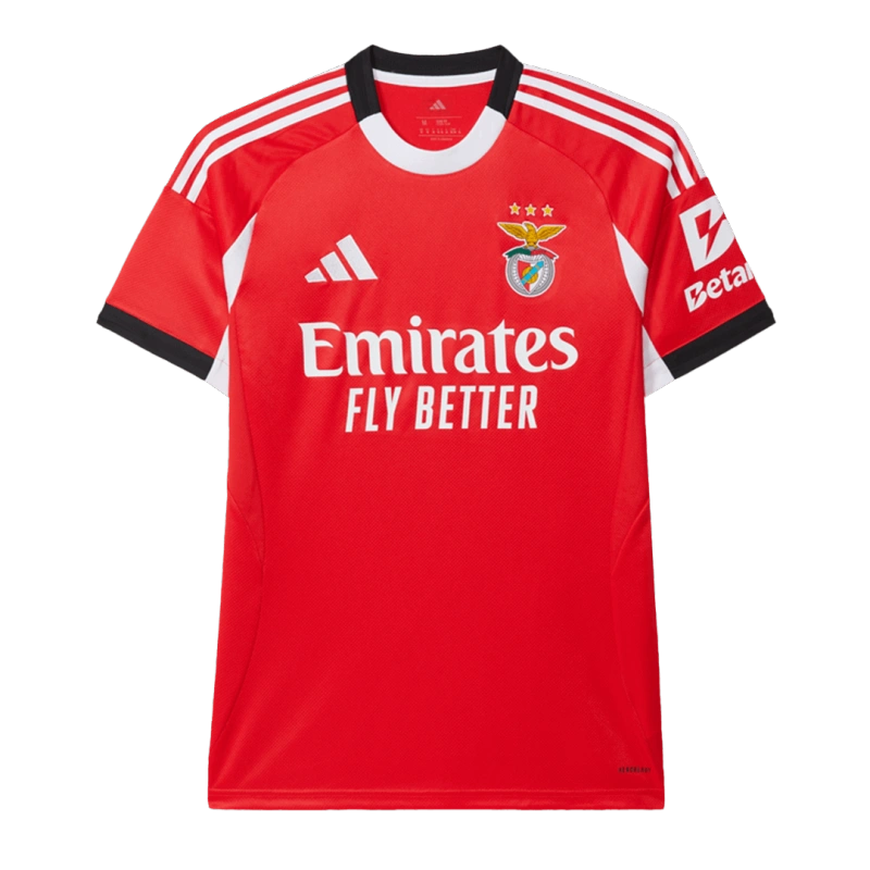 Benfica Soccer Jersey Home Shirt 2025-26