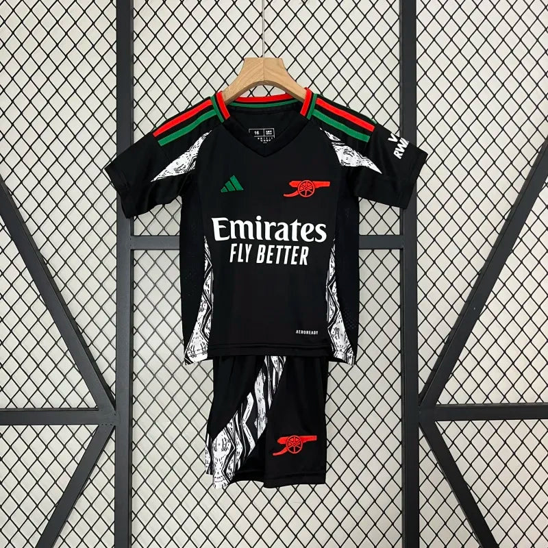 24-25 Arsenal Away Soccer Kids Kit Jersey+Shorts