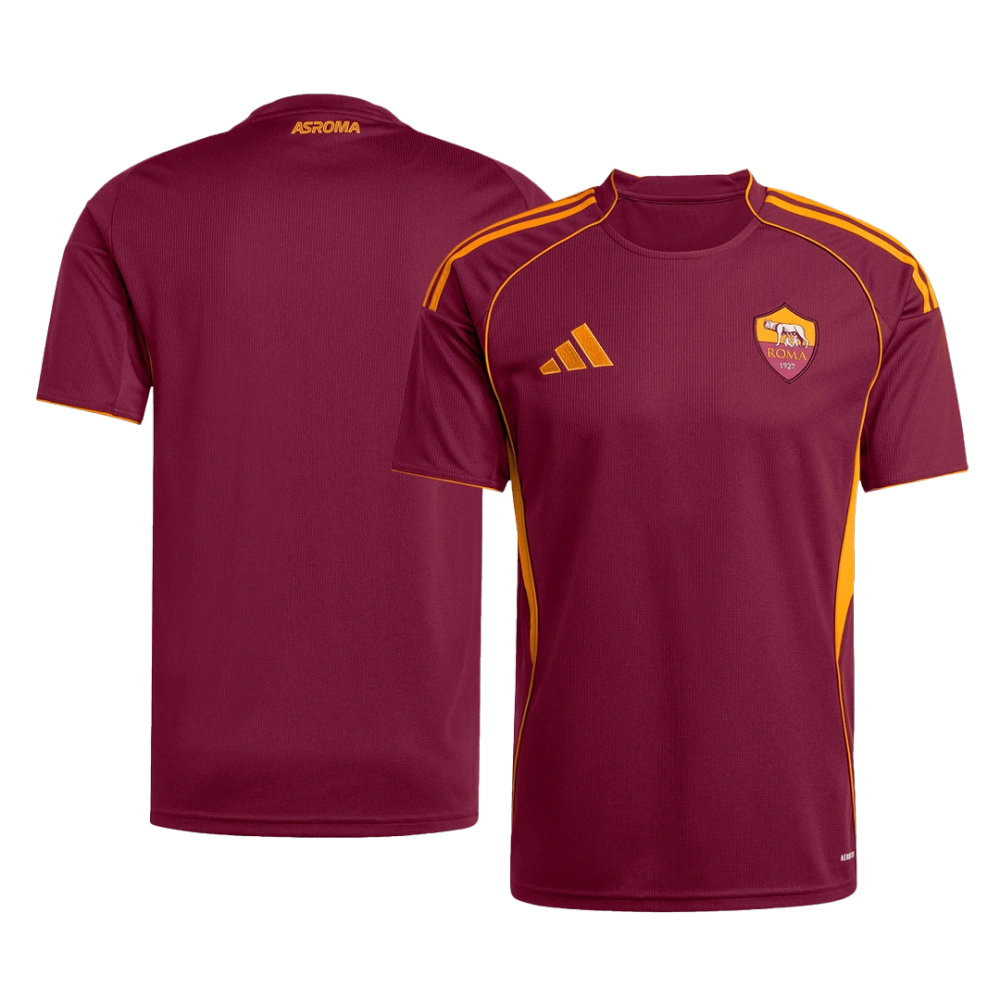 Roma Soccer Jersey Home Custom Shirt 2025-26
