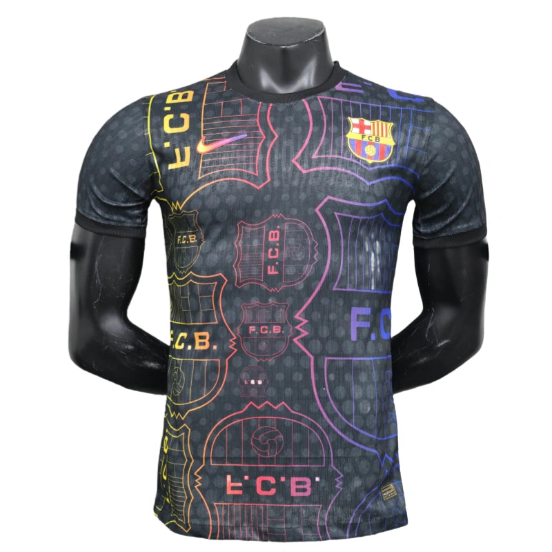 Barcelona black shirt jersey player version 25-26