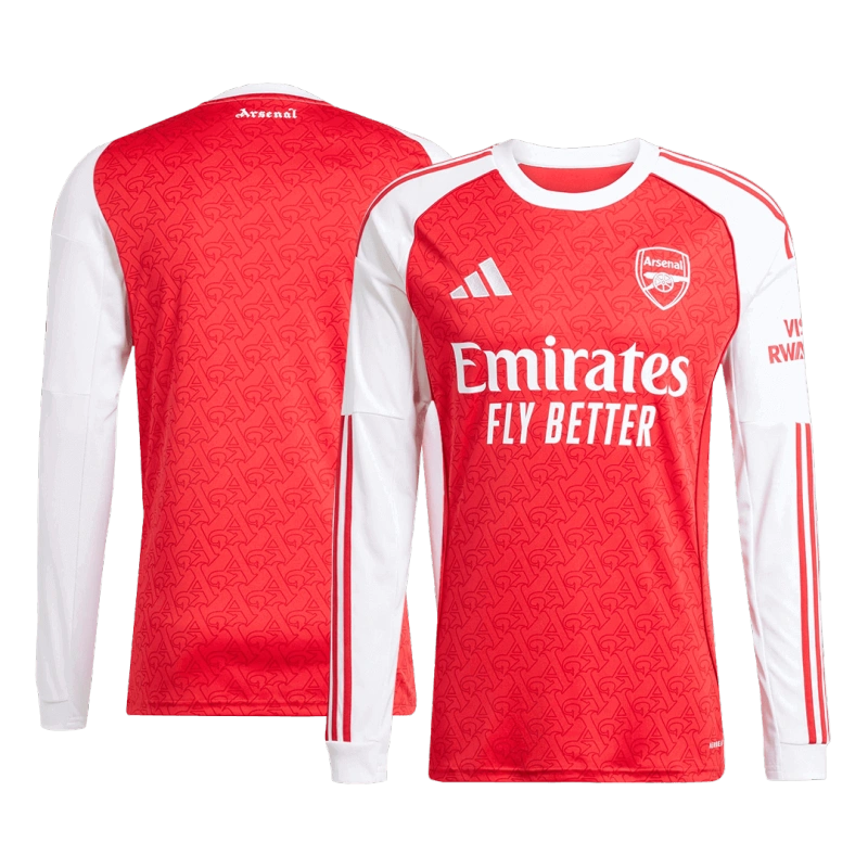 Arsenal Long Sleeve Jersey Home Football Shirt 2025-26