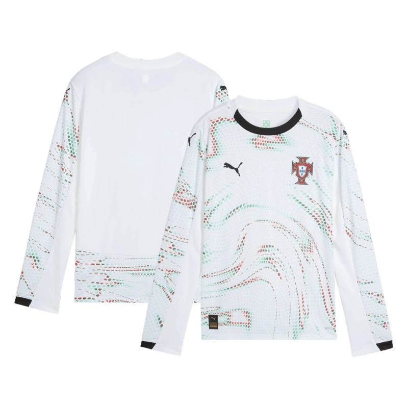 Portugal Long Sleeve Jersey Away Football Shirt 2025