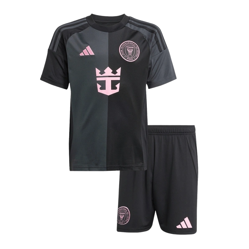 Kids Inter Miami CF Adidas Custom Away Soccer Kits 2025